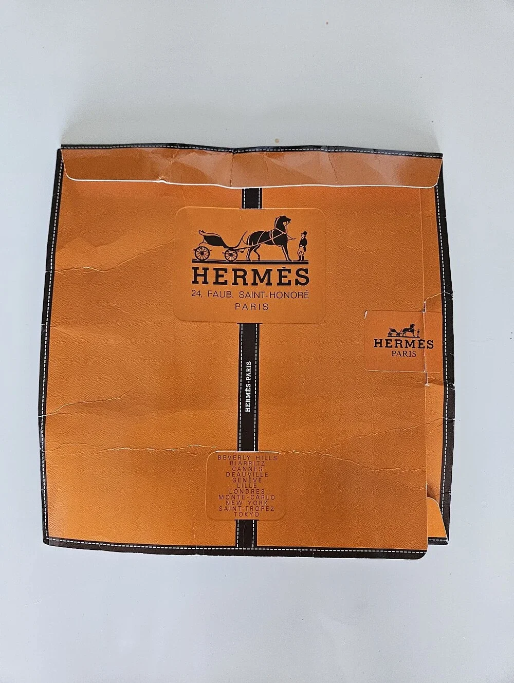 Hermes silk scarf pink / gray 